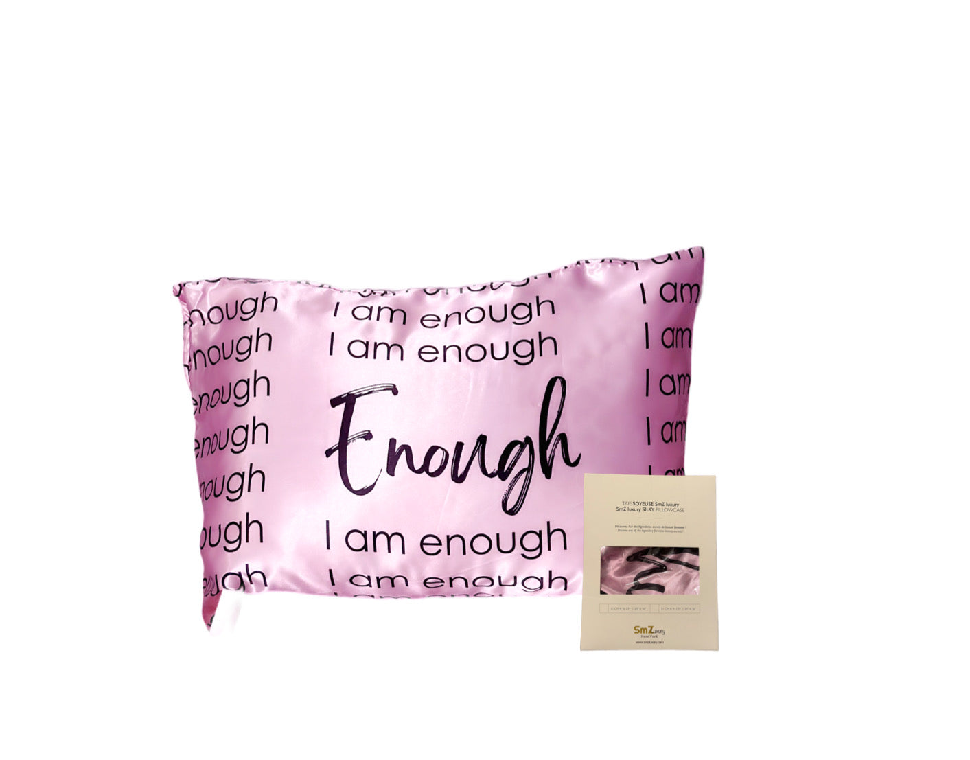Pink Silk Pillowcase - Queen Size - Zippered - Ready To Ship Now - Shhh Silk